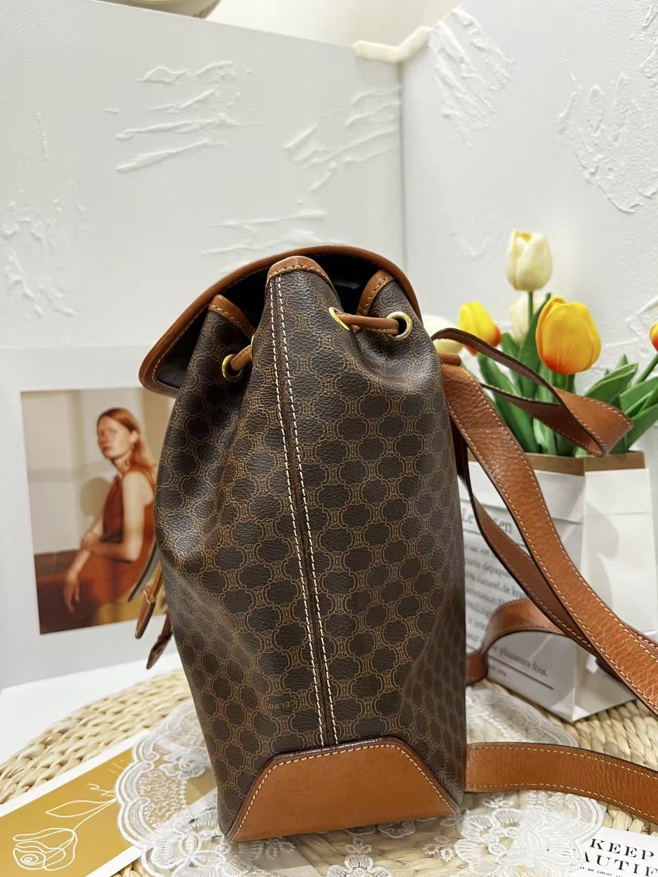 Celine Vintage Macadam Backpack