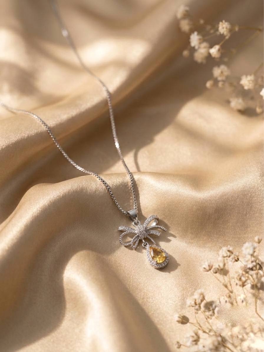 CPNK0098 - Crystal Pendant Necklace