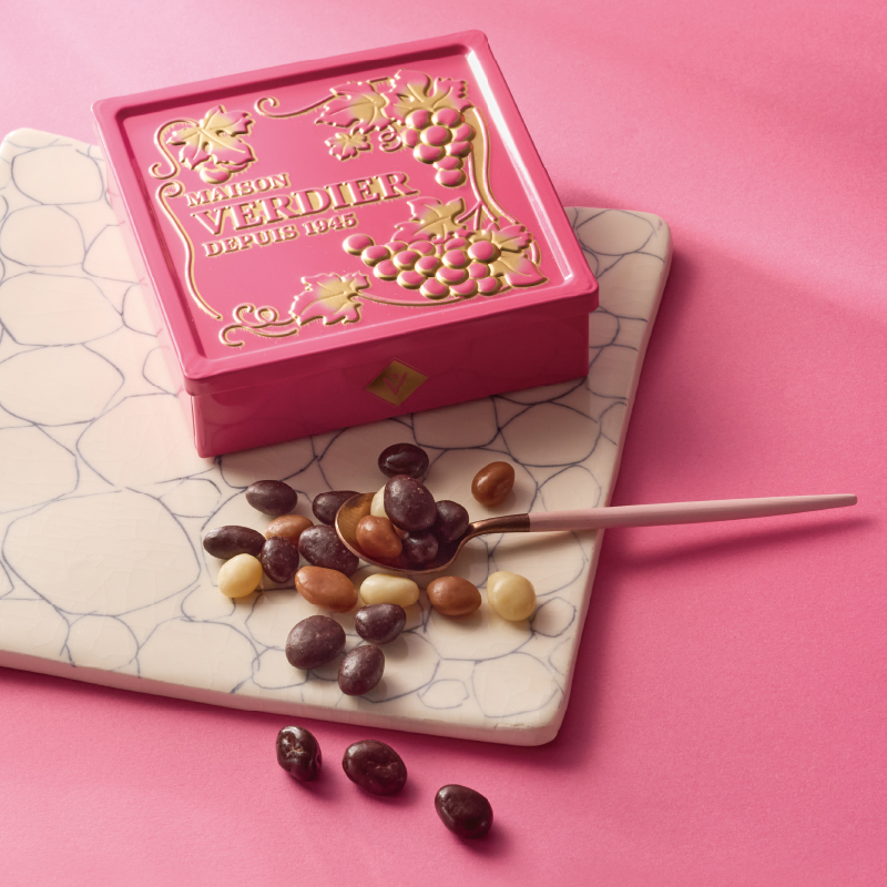 MAISON VERDIER 貴腐酒漬葡萄巧克力罐 (100G)