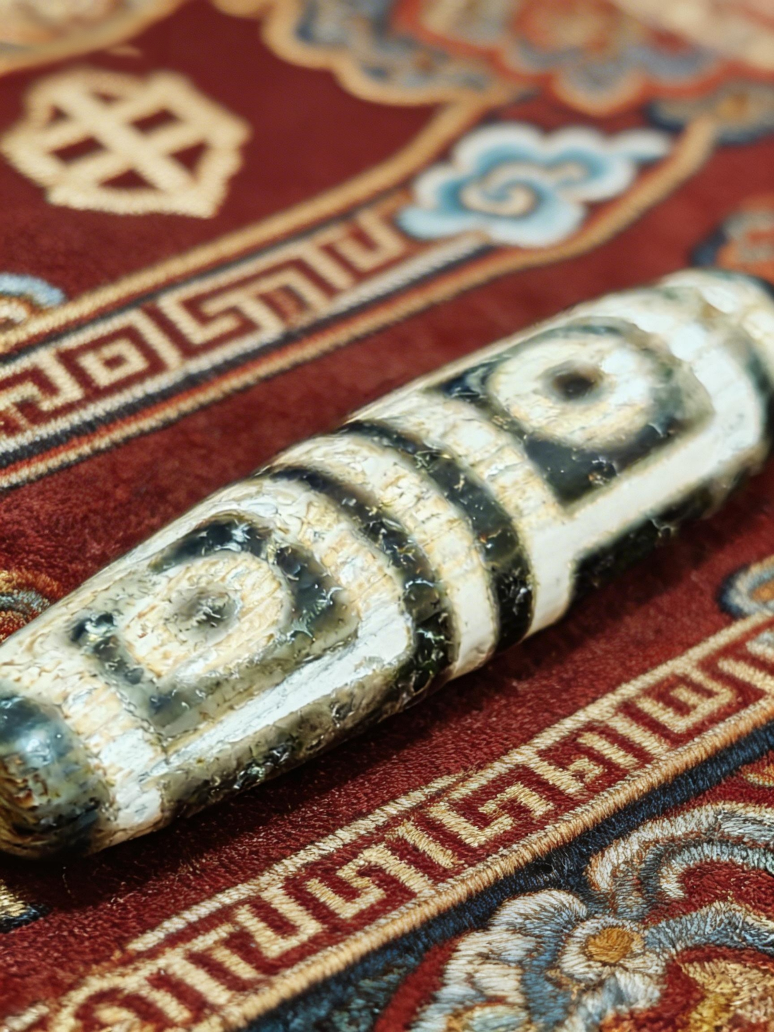 「火供地門四眼天珠」26034