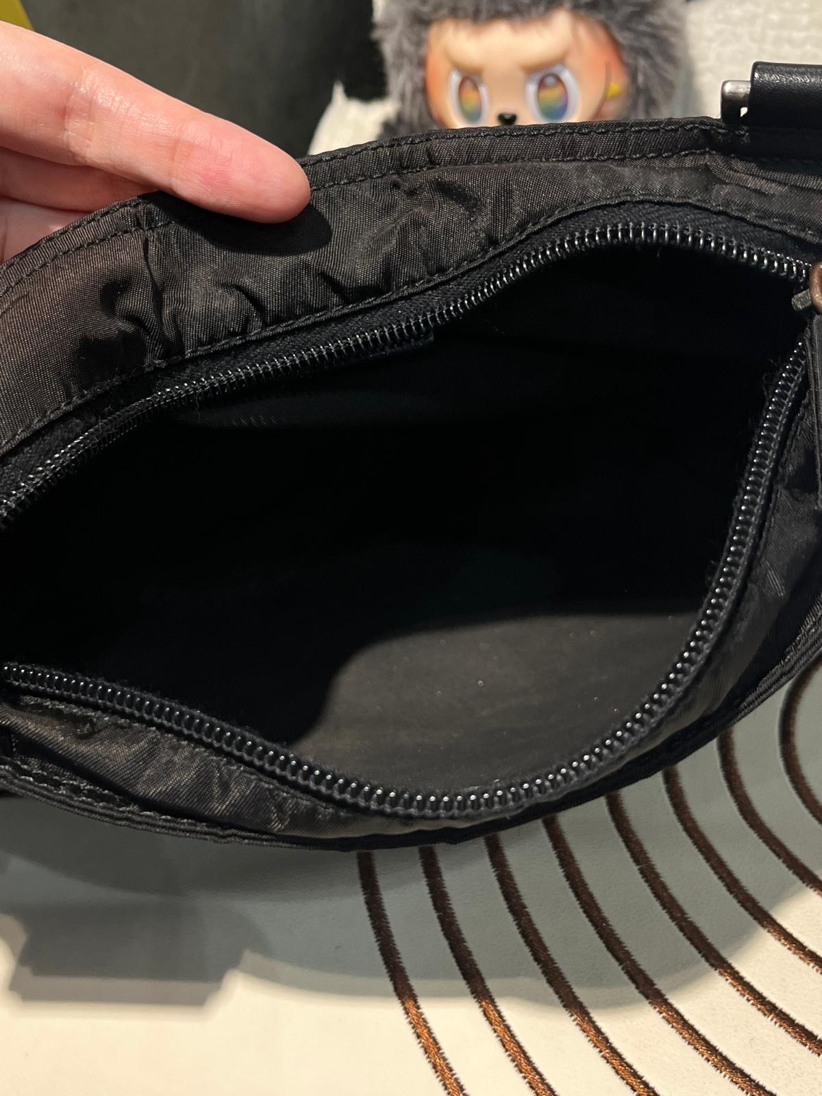 Prada nylon hobo bag black 100%Authentic, 90%New