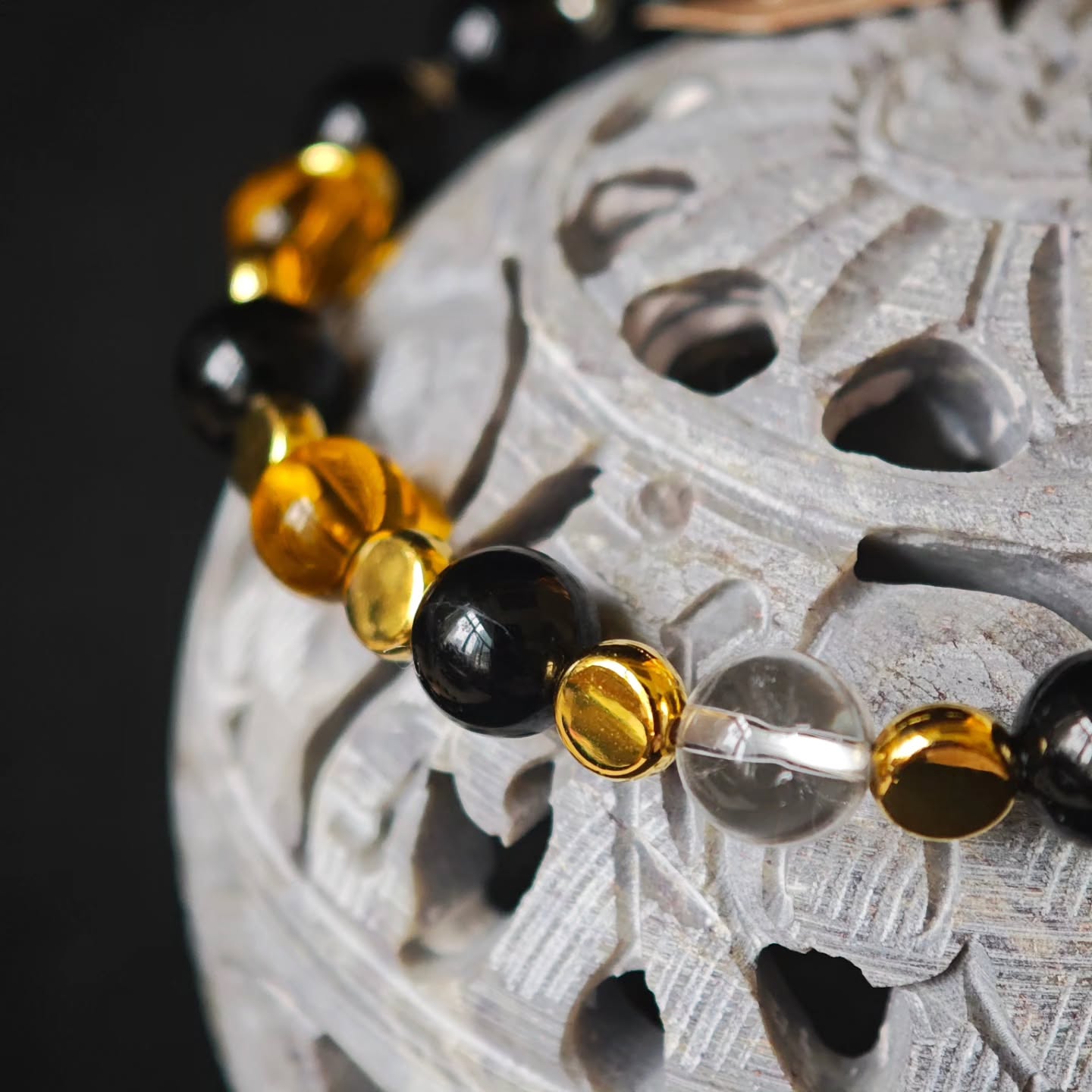 ✨新品DIY水晶手串✨✨🖤黑碧璽✨💛黃水晶✨⚪白水晶✨