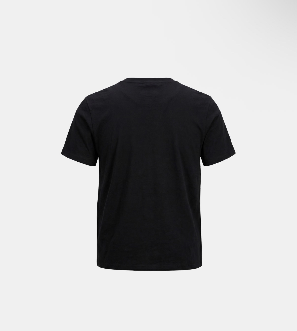 BADBLOOD新款[w-tee26-170] Lion Crest Print 1/2 Henley T-Shirt - Black