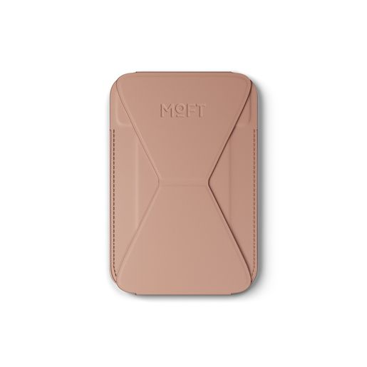 MOFT MOVAS 專利純素皮革 Snap-on 磁吸式手機支架 |支援 MagSafe｜手機支架｜卡套 MOVAS Vegan Leather Snap-on Phone Stand & Wallet | MagSafe Compatible MS007MP