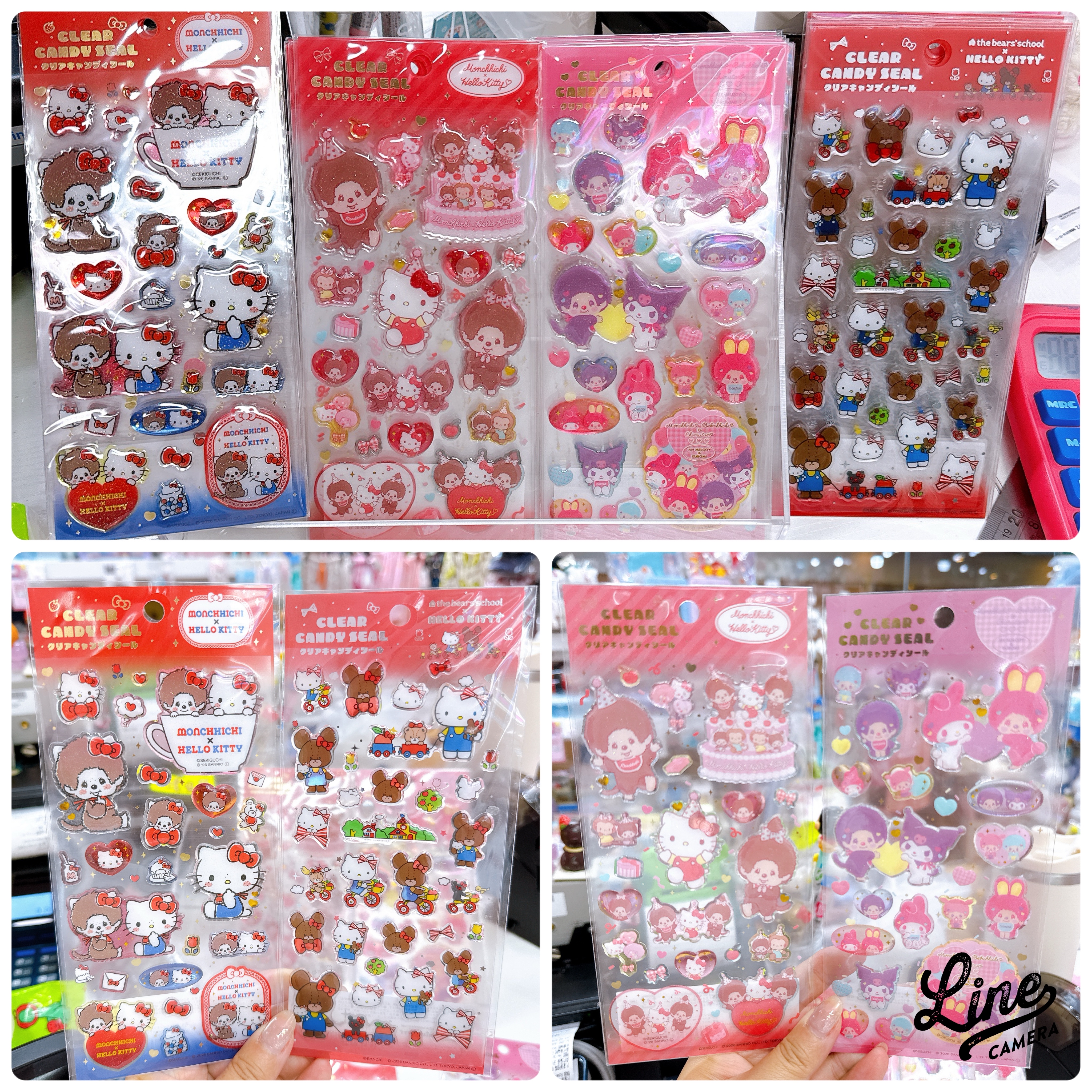 日本直送Sanrio x monchhichi Jackie貼紙
