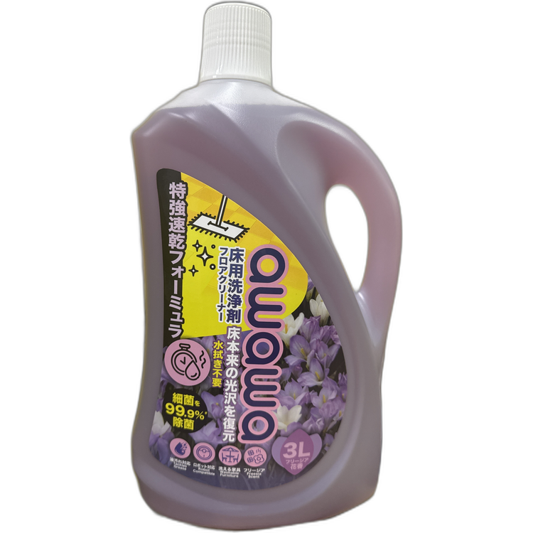 awawa 地板清潔劑小蒼蘭3L 6/箱