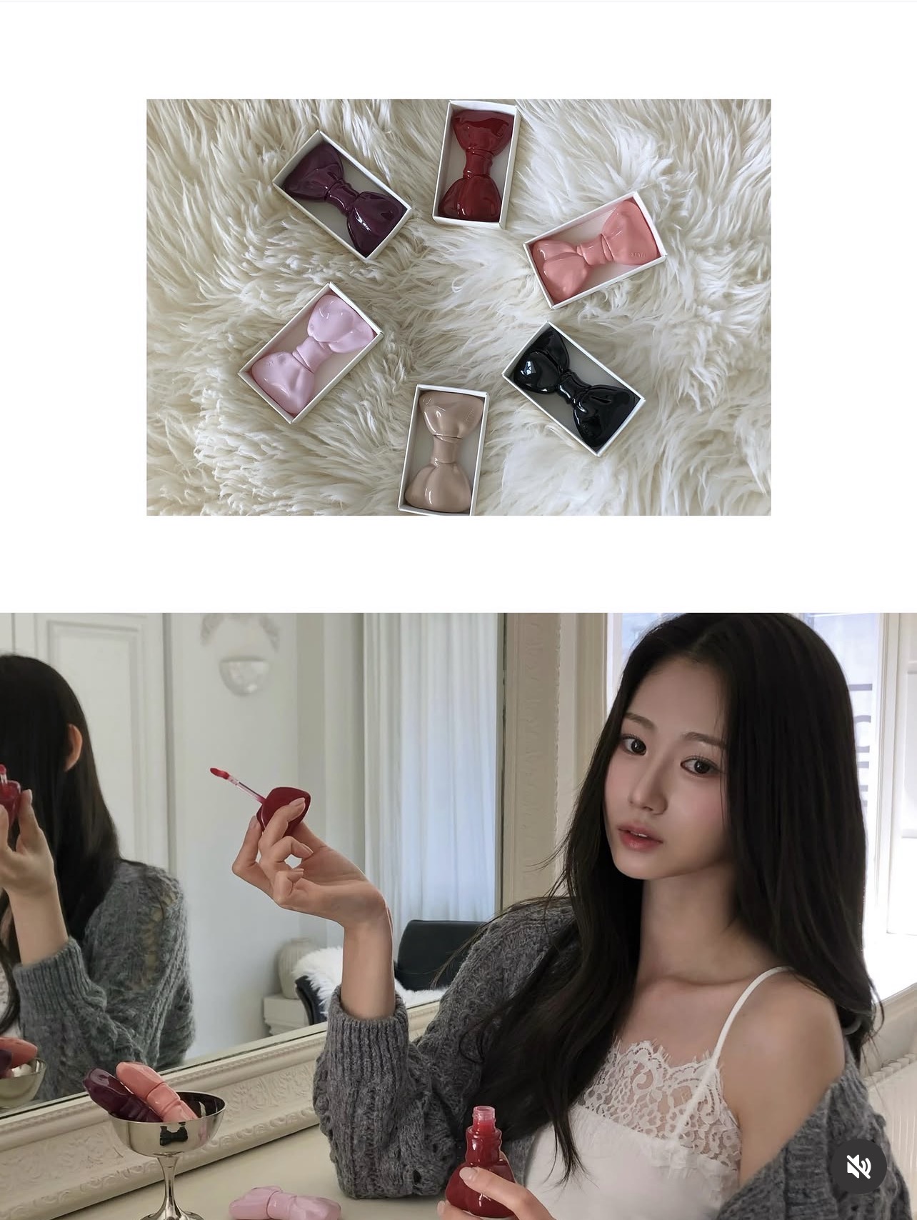 韓國大熱🎀Keym lip glow bow 