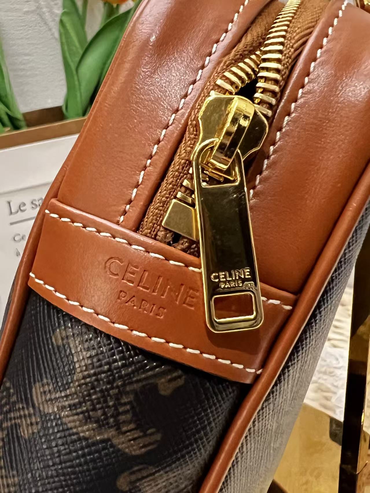 Celine Medium Patapans in Triomphe Canvas
