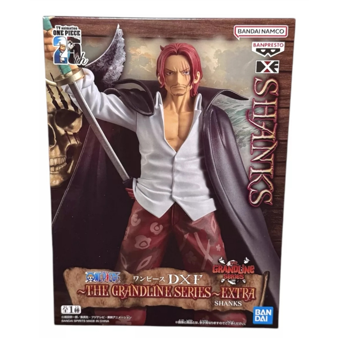 Banpresto, DXF, The Grandline Series (Extra) Figure: One Piece, Shanks 海賊王 紅髪