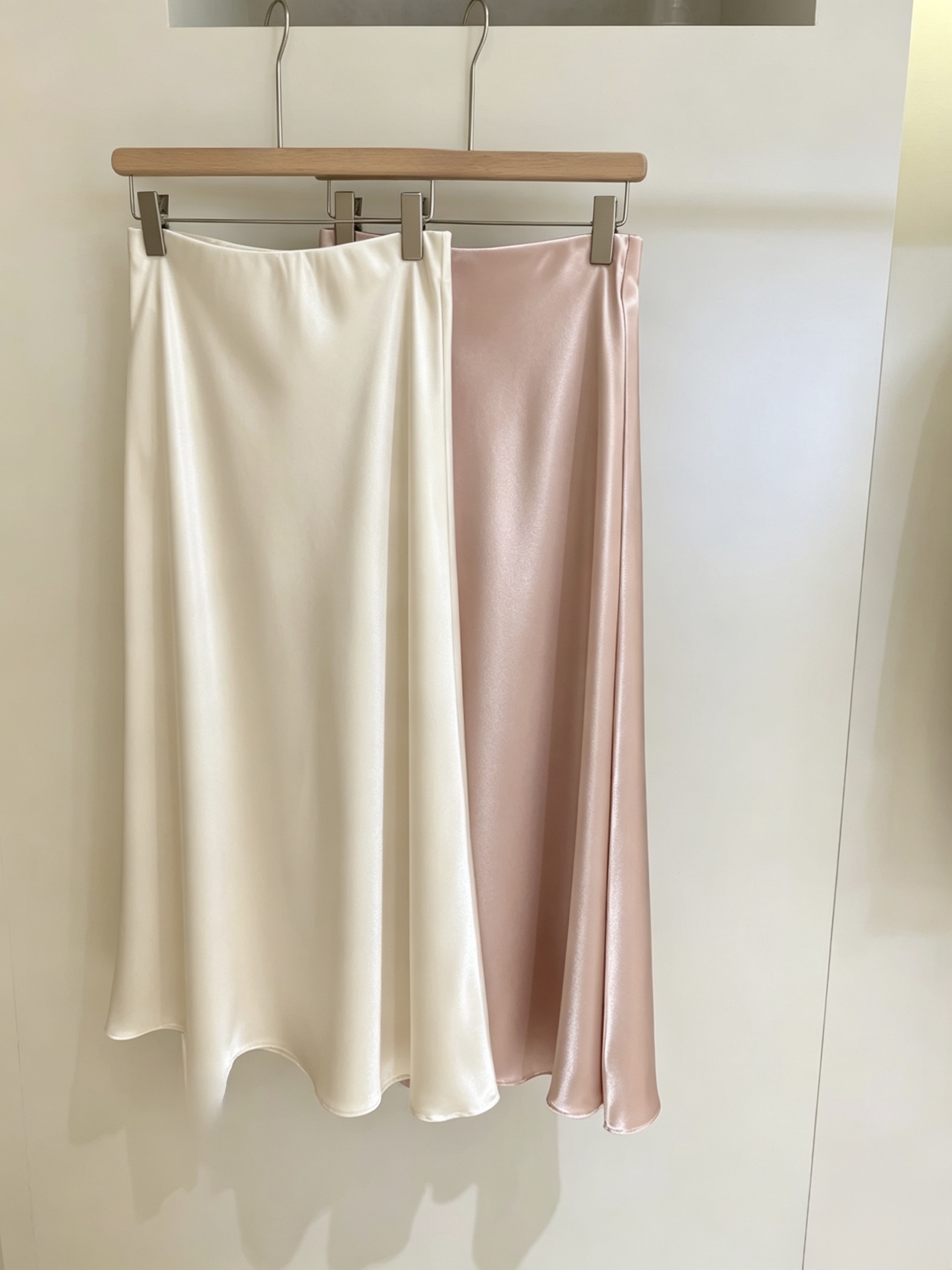 1728 SATIN HIGH WAIST MAXI SKIRT 缎面高腰垂感长裙