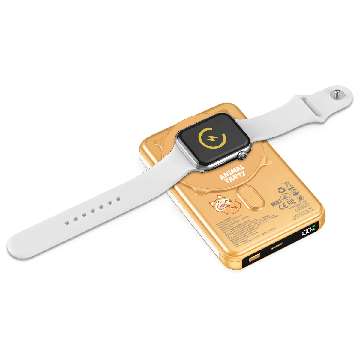 CCC | 3C認證 XPower x 罐頭豬LuLu🐷M10C+ 6合1 10000mAh多功能迷你20W PD3.0+ 磁吸無線快充移動電源