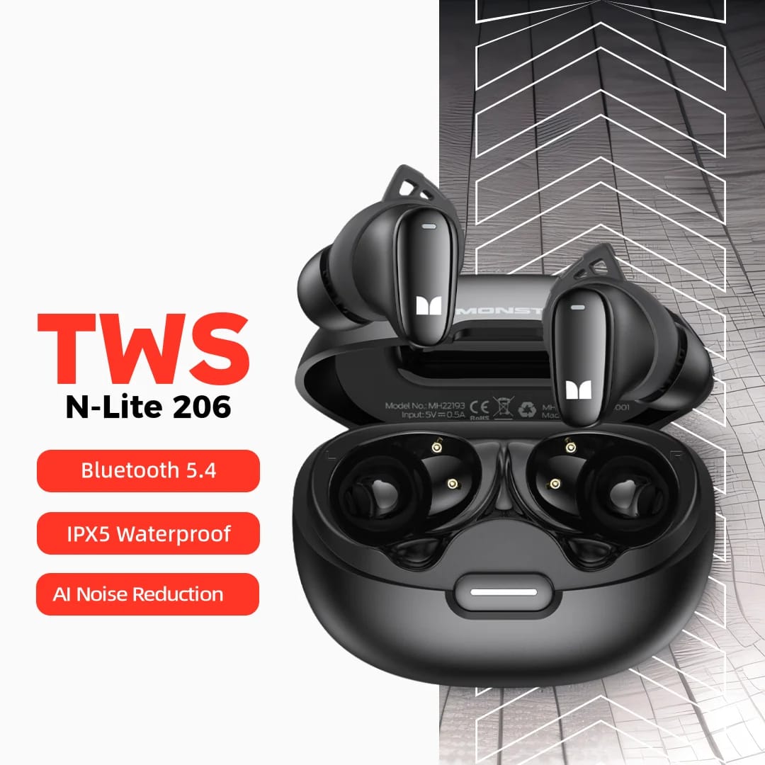 Monster 魔聲 TWS N-Lite 206 真無線藍牙耳機