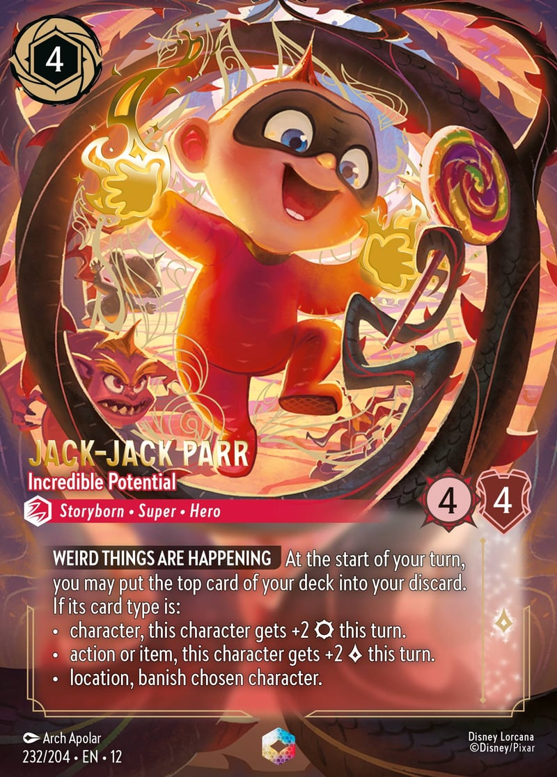 Jack-Jack Parr - Incredible Potential | Set12-232 | Foil