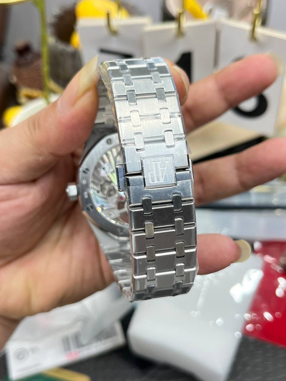 🚀爱彼150周年皇家橡树26730ST飞轮系列/41mm*12.5mm/搭载Caliber2950一体手动飞轮机械💯