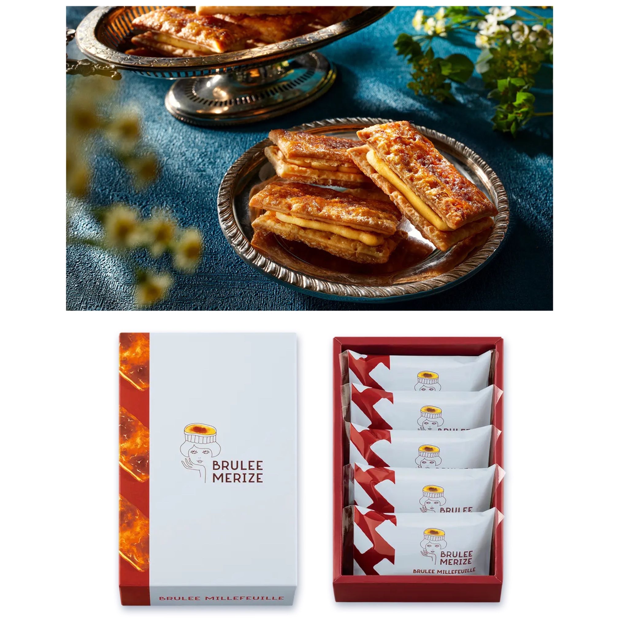 四月連線貨品 - 日本BRULEE MERIZE 焦糖布甸千層酥