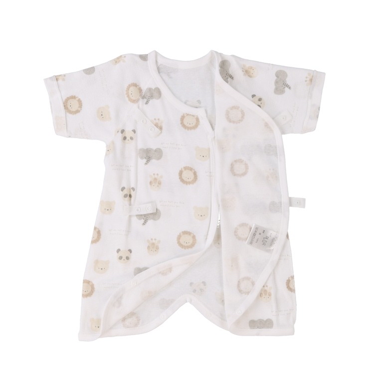 🇯🇵限量預訂 日本直送🇯🇵Cottoli日本製動物玩具印花新生兒純棉打底五件套