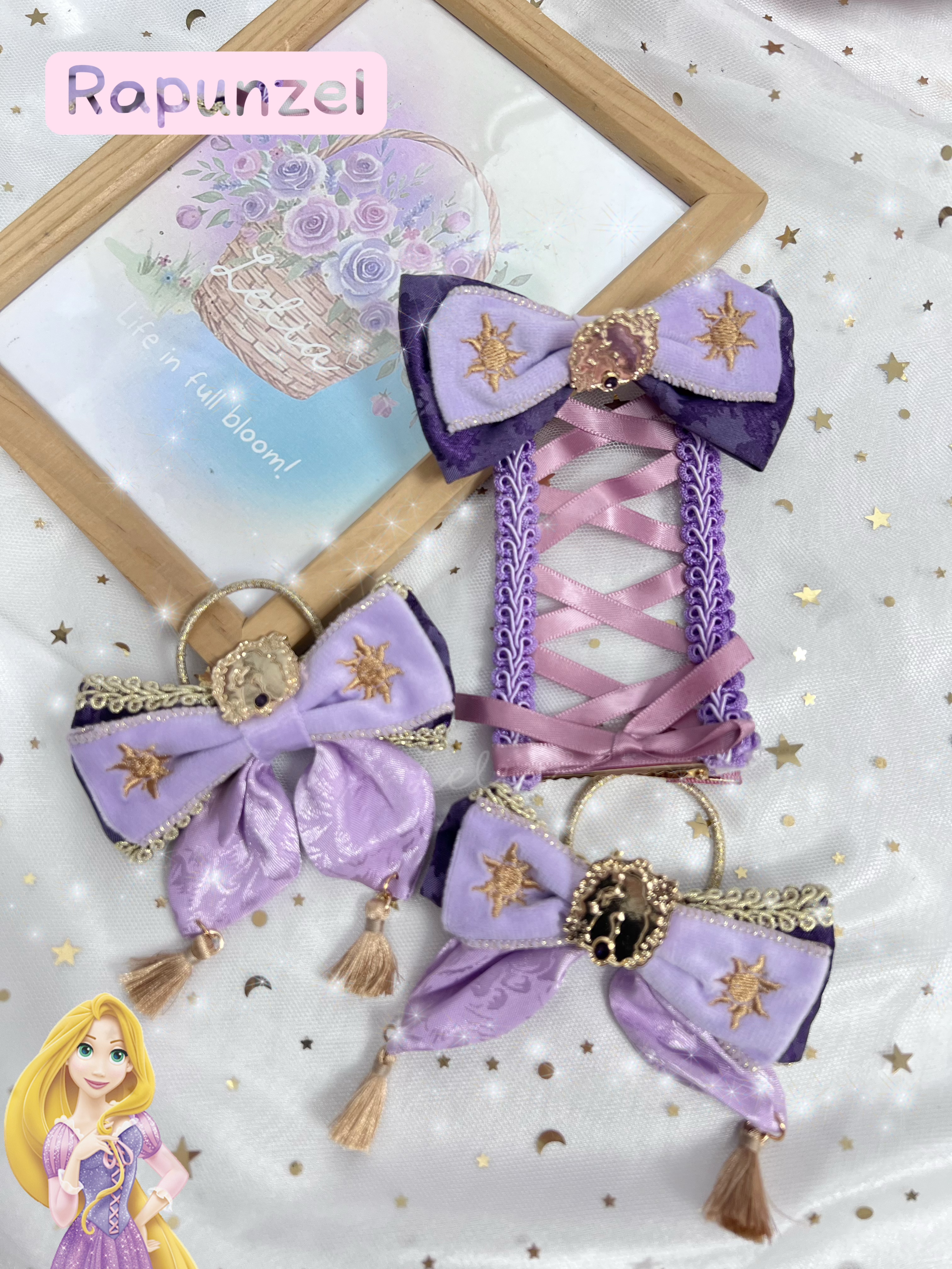 ▫️現貨▫️多款公主頭飾套裝Elsa/Anna/Jasmine/Belle/Rapunzel