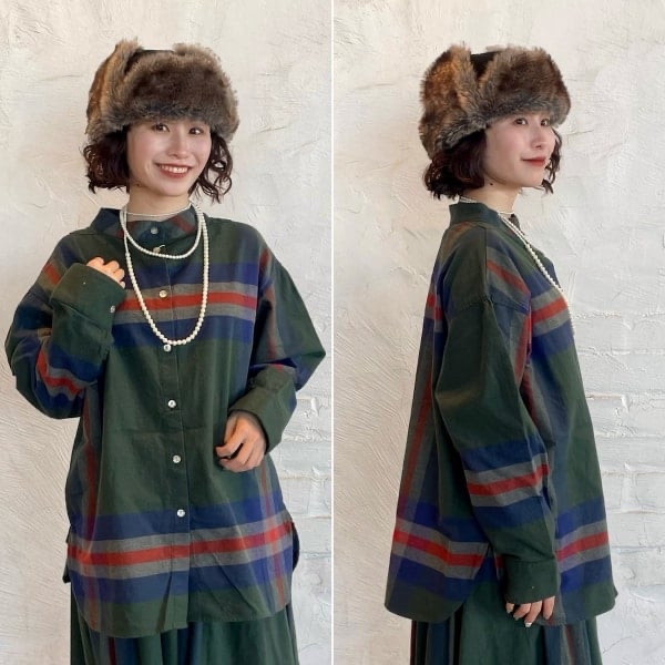 Beams Boy 2way 蘇格蘭恤衫