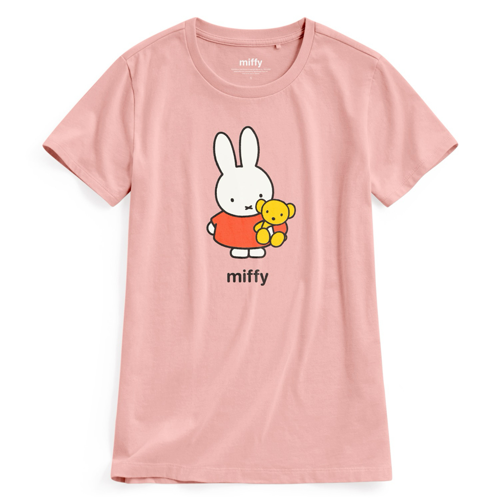 💚預訂 台灣直送💚Miffy兩色印花成人女裝親子款純棉短袖T恤