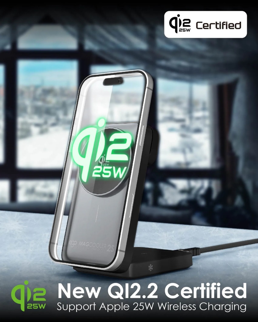 香港行貨 一年保養 ego MagCooler 2S@ 3in1 半導體制冷無線充電器 橙色 HT-569-ORANGE 