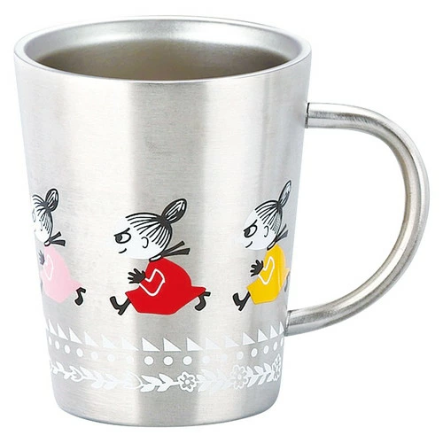 【日本製】Moomin 姆明不鏽鋼雙層保溫杯 - 阿美 (360ml)