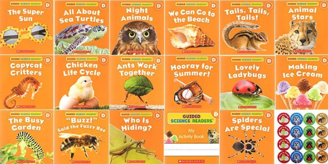 Scholastic Guided Science Readers ABCDEF 學樂小讀者 科學指導｜5 boxes｜點讀版