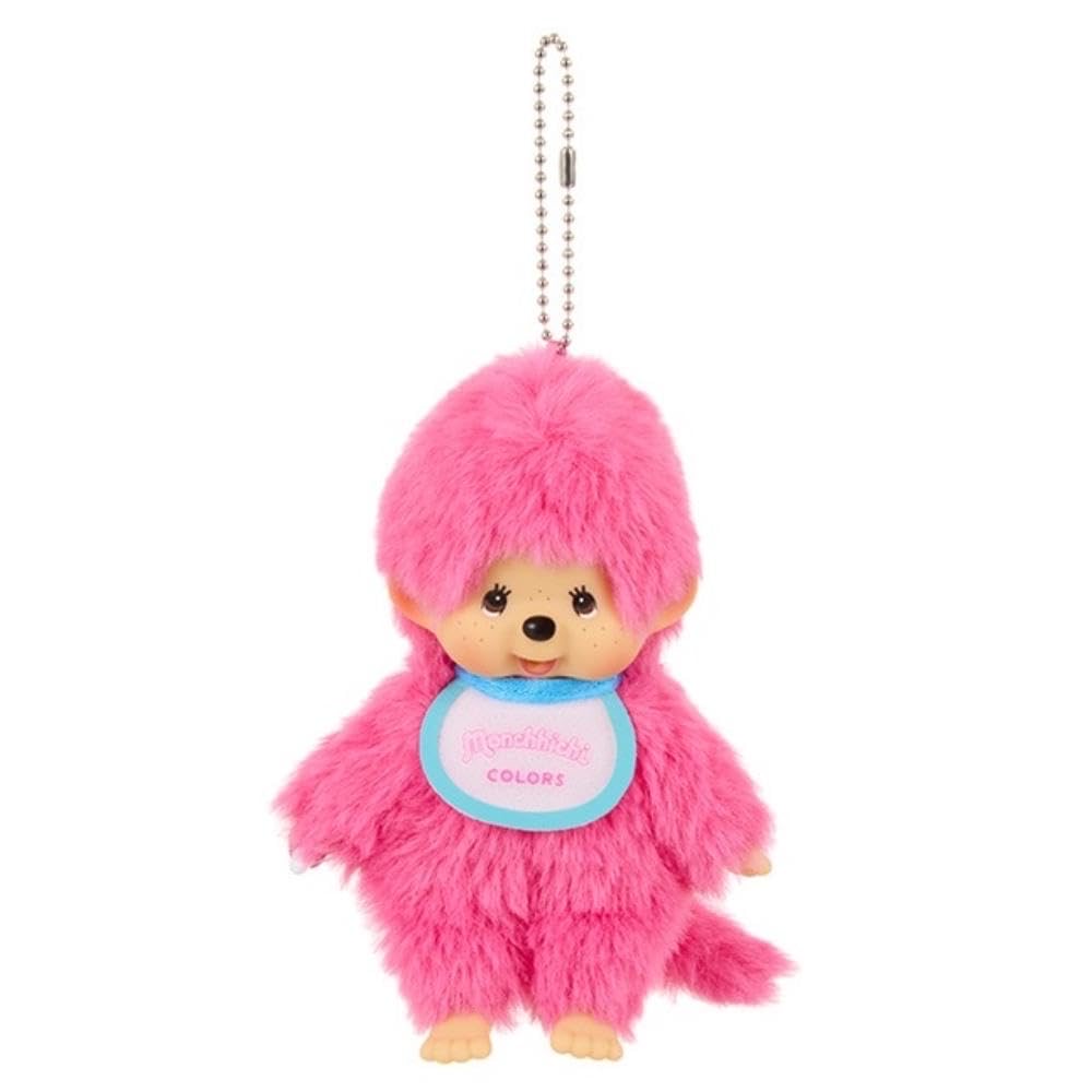 Monchhichi 掛件(桃紅色)