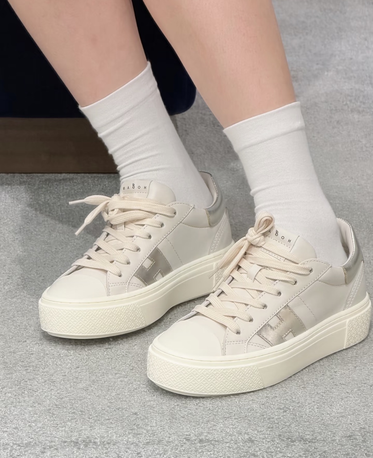 限時優惠✨訂貨🍒Hogan 厚底5.8cm Crosswind sneaker   補碼🔖Size 36-39/40