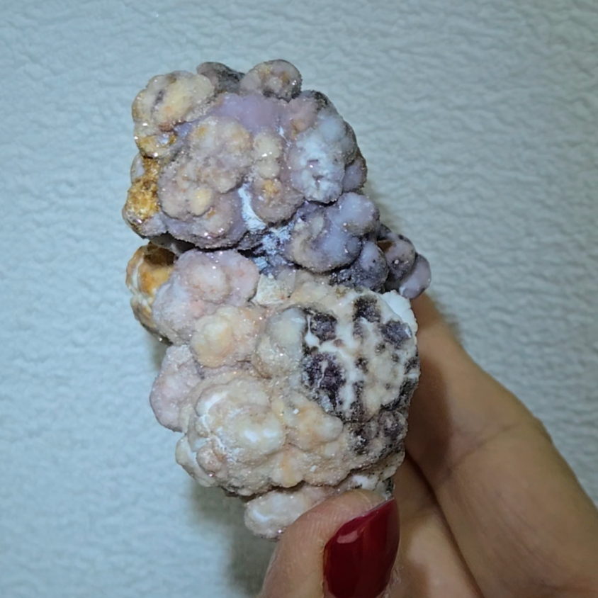 Lavender popcorn selenite - SEL38