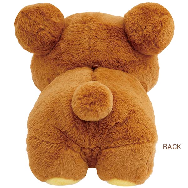 RK 鬆弛熊 3小熊 十年 鬆毛趴公仔M 啡