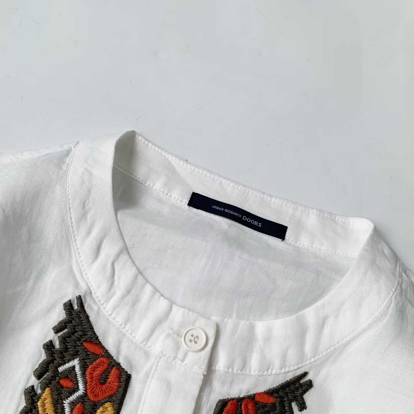 預訂 URBAN RESEARCH DOORS刺繡長袖恤衫[貨號26A0691]