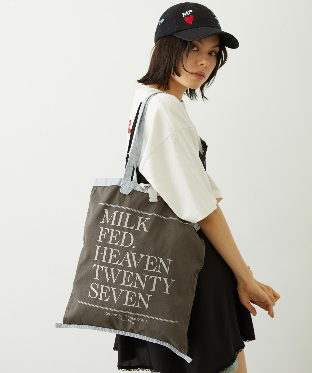 MILKFED. Logo tote bag
