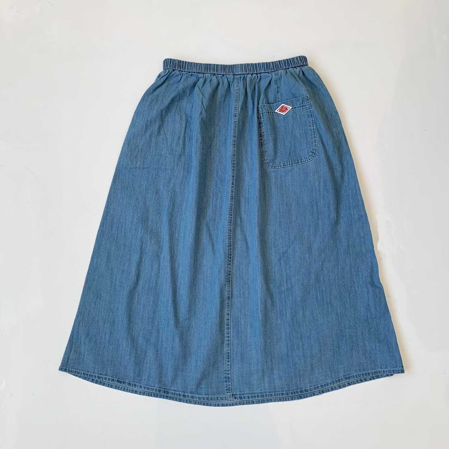 預訂 Danton鬆緊腰休閒牛仔裙 [貨號26A1410]