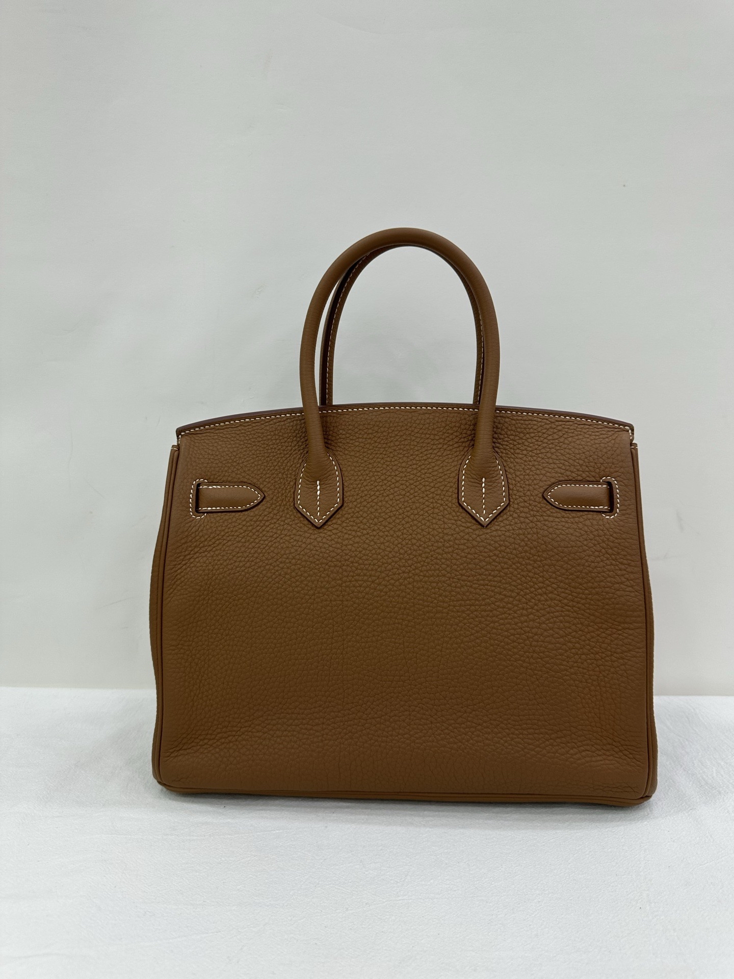 Pre-owned Hermes Birkin / stamp square Q