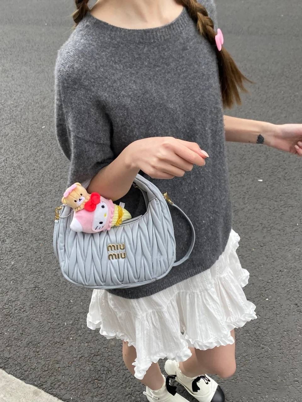 Miu Miu Quilted Leather Handbag: Chic and Versatile Designer Bag