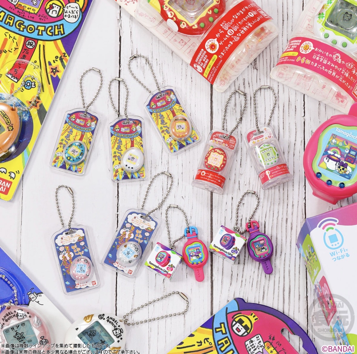 現貨 Bandai 食玩 Tamagotchi 玩具包裝 迷你吊飾 第一彈