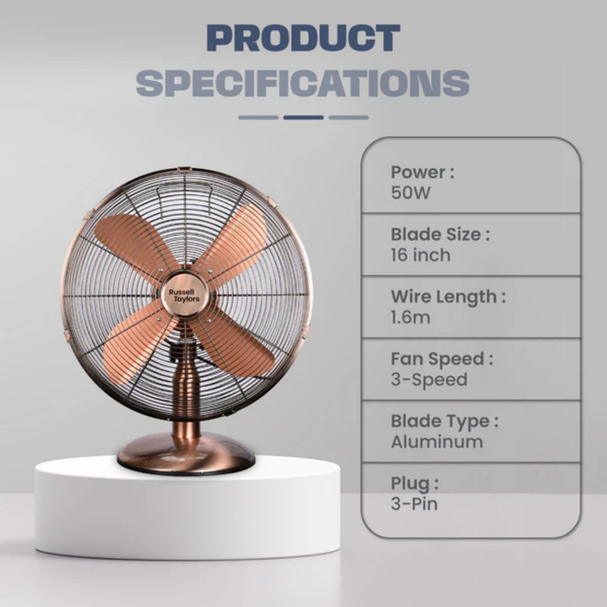 Russell Taylors Tower Fan (TF4)