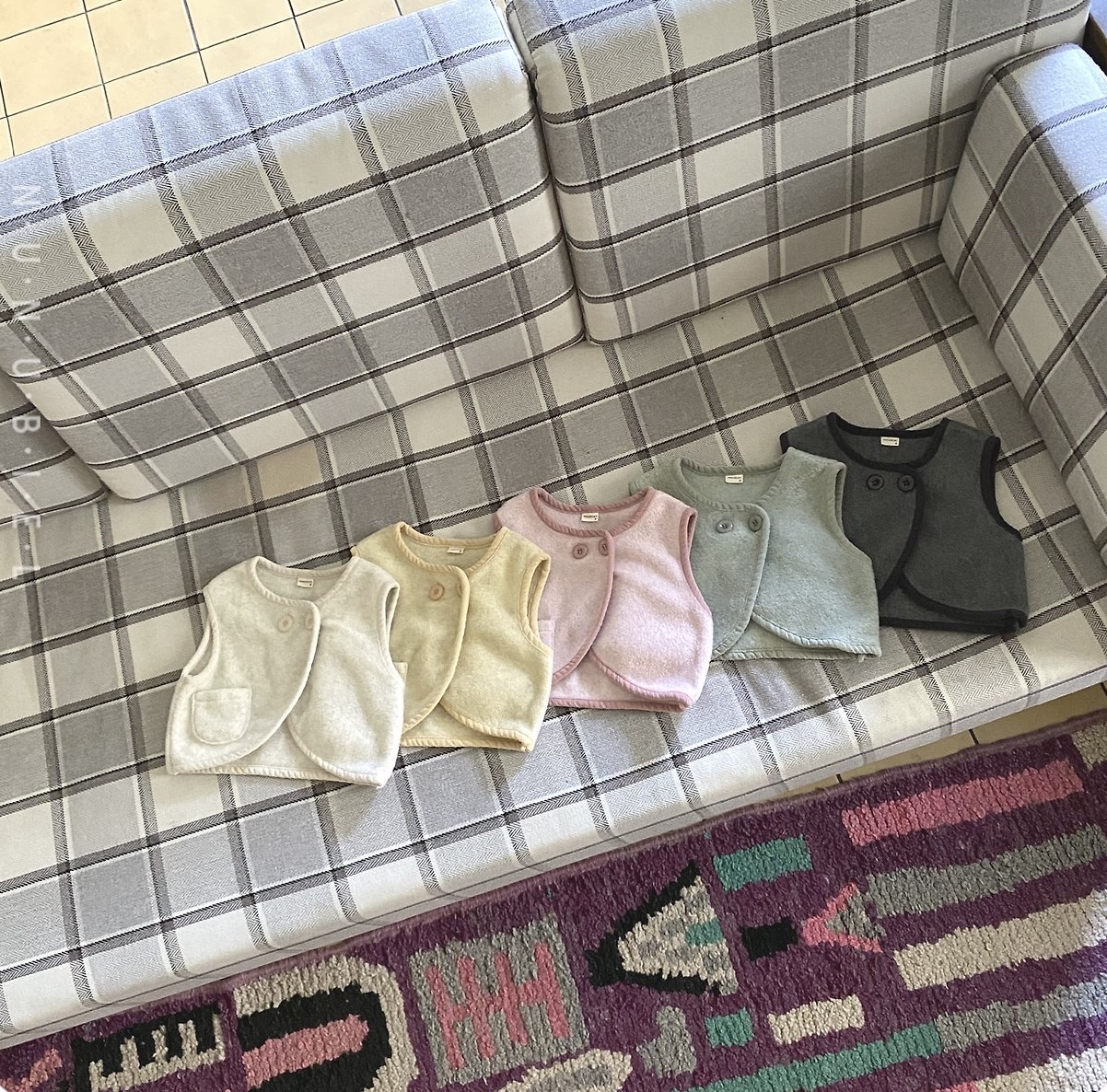 韓國保暖Cotton candy vest(Baby size)