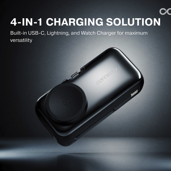 [CCC認證產品及可追溯二維碼] Connecty Power Trio Pro 5000mah 四合一流動電源 CP01 [預計8月中出貨]