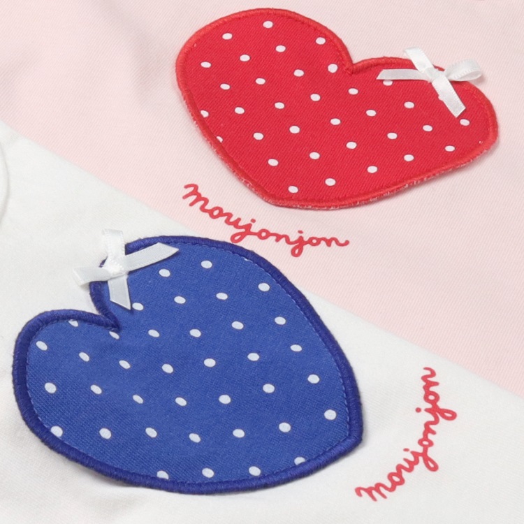 🆕【⭐訂購⭐】🇯🇵 日本直送 🌀🇯🇵 日本直送🇯🇵 心型貼花 甜美喇叭袖 短袖Tee［2款選］🌀 [ELCA-0117][260413]