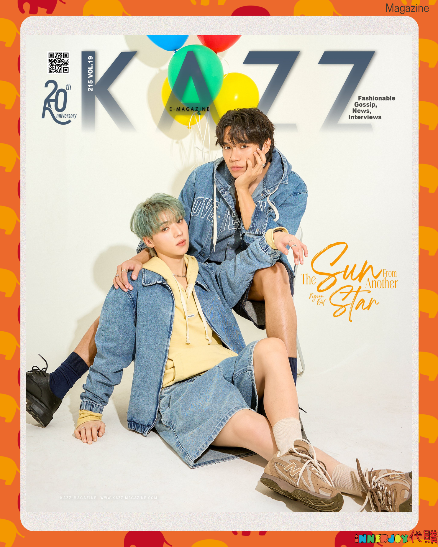 預購 | NgernOat BeverTonliew- KAZZ 215 Fourever You Part 2 封面 泰國雜誌