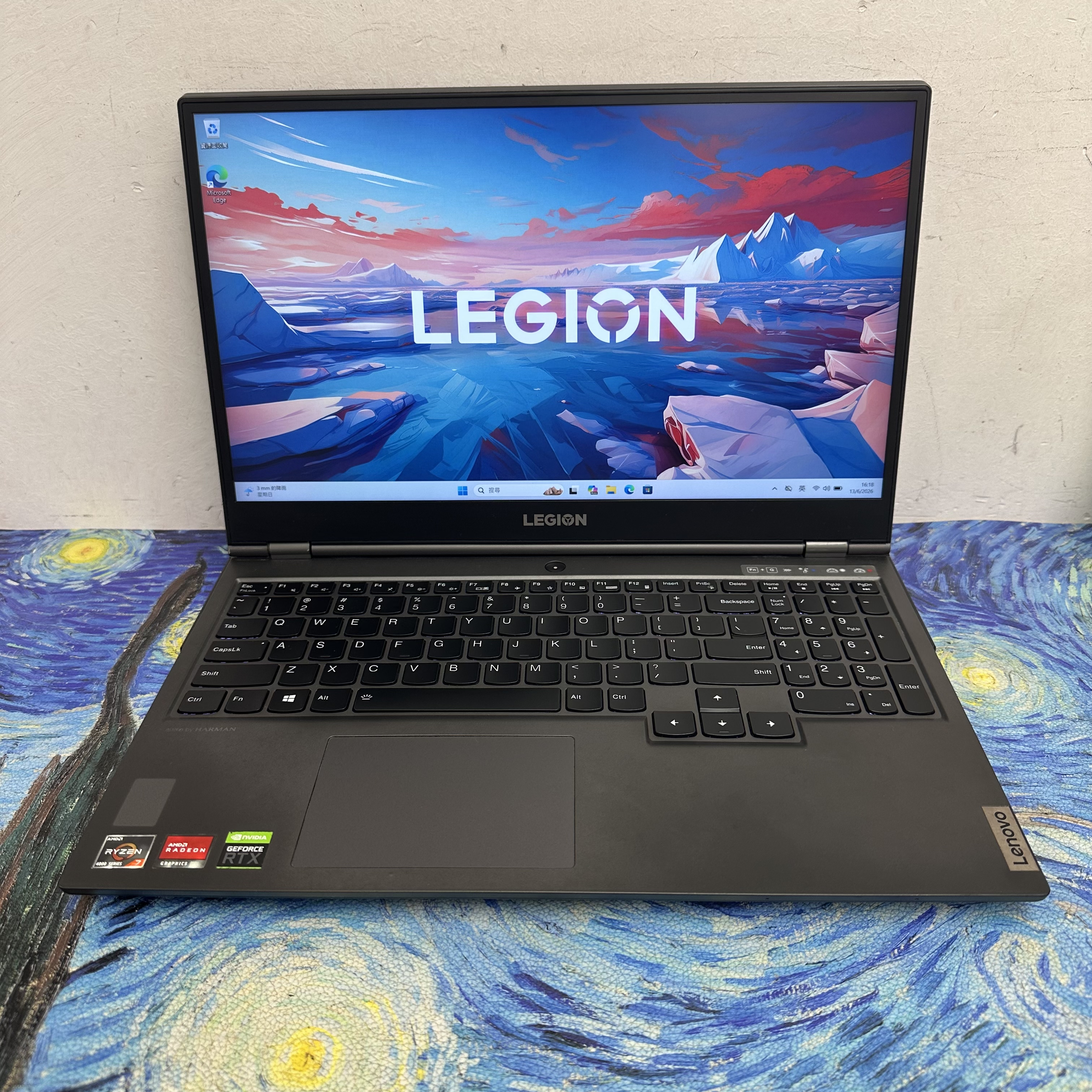 #5957 Lenovo Legion AMD Ryzen7 4800H /16GB Ram/512GB SSD/15.6吋 Mon 144Hz/RTX 2060獨立顯示卡/Gaming Laptop/ Notebook / YouTube/ Netflix / PC / Office / Win11