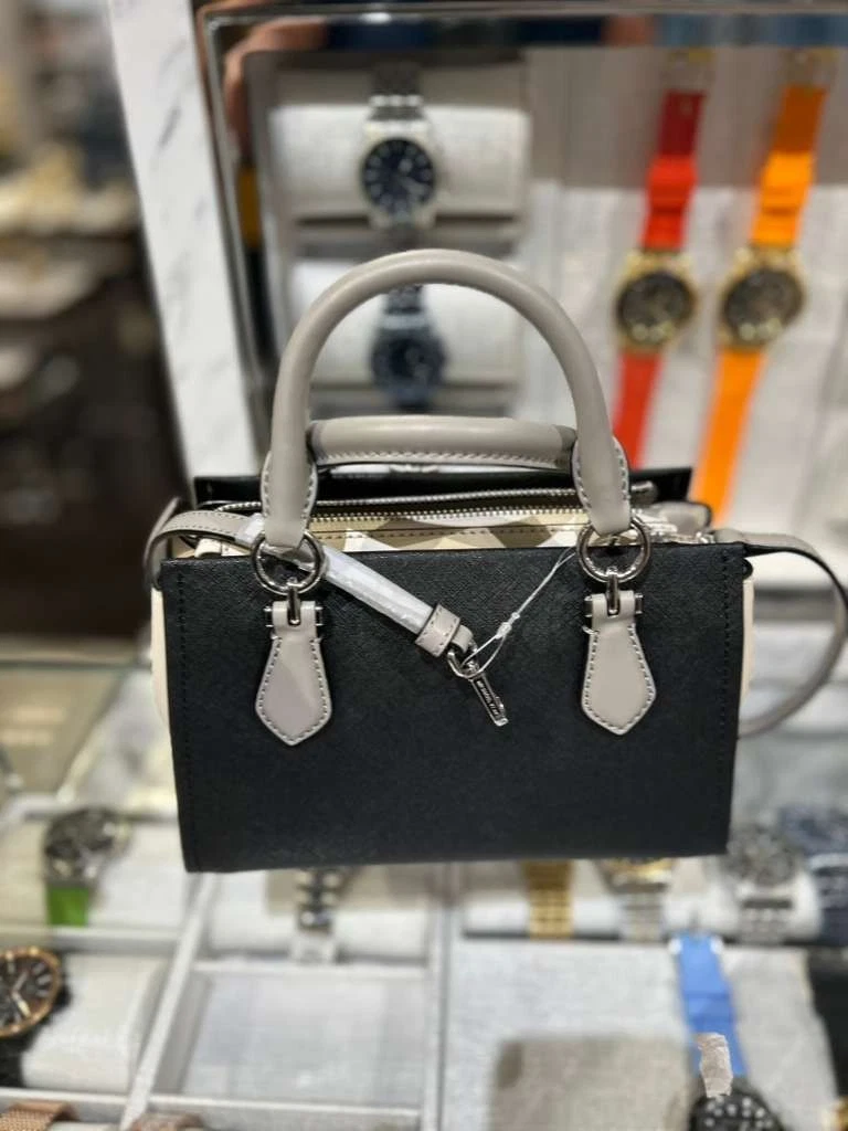 香港現貨-Michael Kors Outlet Marilyn Saffiano Leather Messenger Bag Black Multi