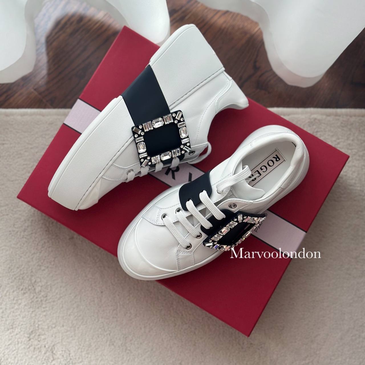 限時優惠✨訂貨📮RV Viv' Skate 8cm鑽扣Sneaker  幫你增高 秒變長腿💖    最後Size 37.5/38/38.5/39