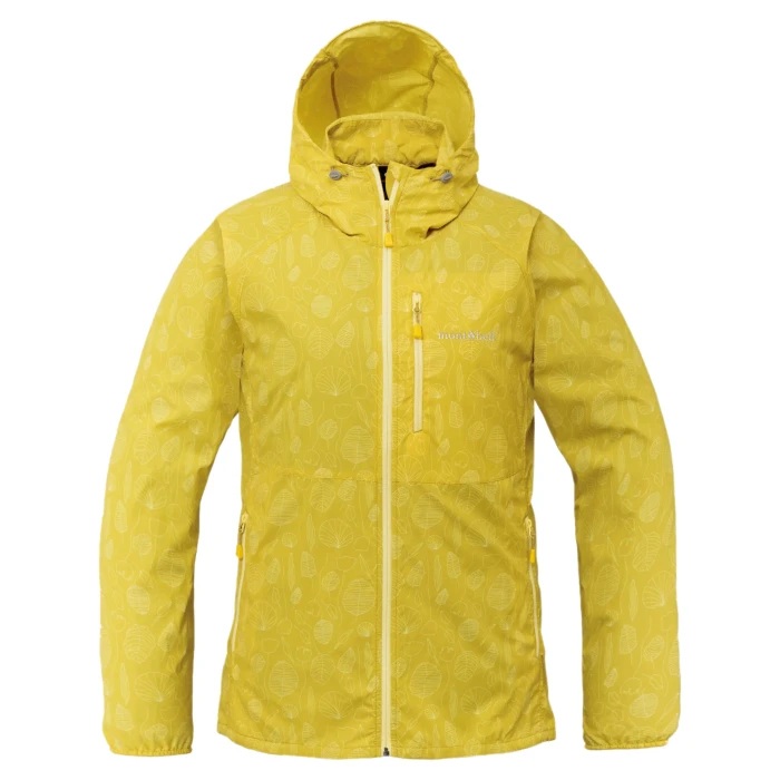 Montbell Women's Wind Blast Print Hooded Jacket 1103374