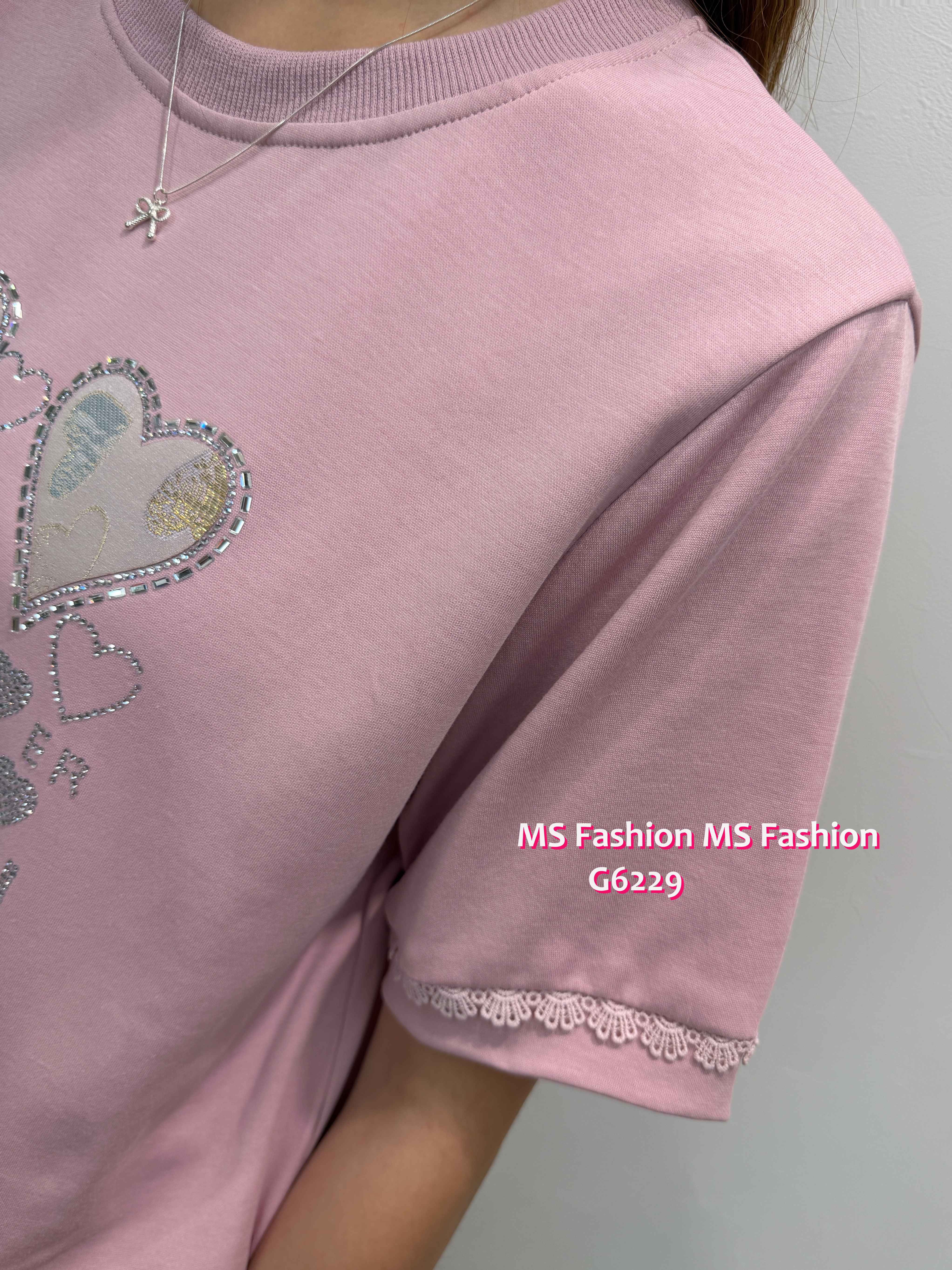 G6229 韓國🇰🇷閃石心心top