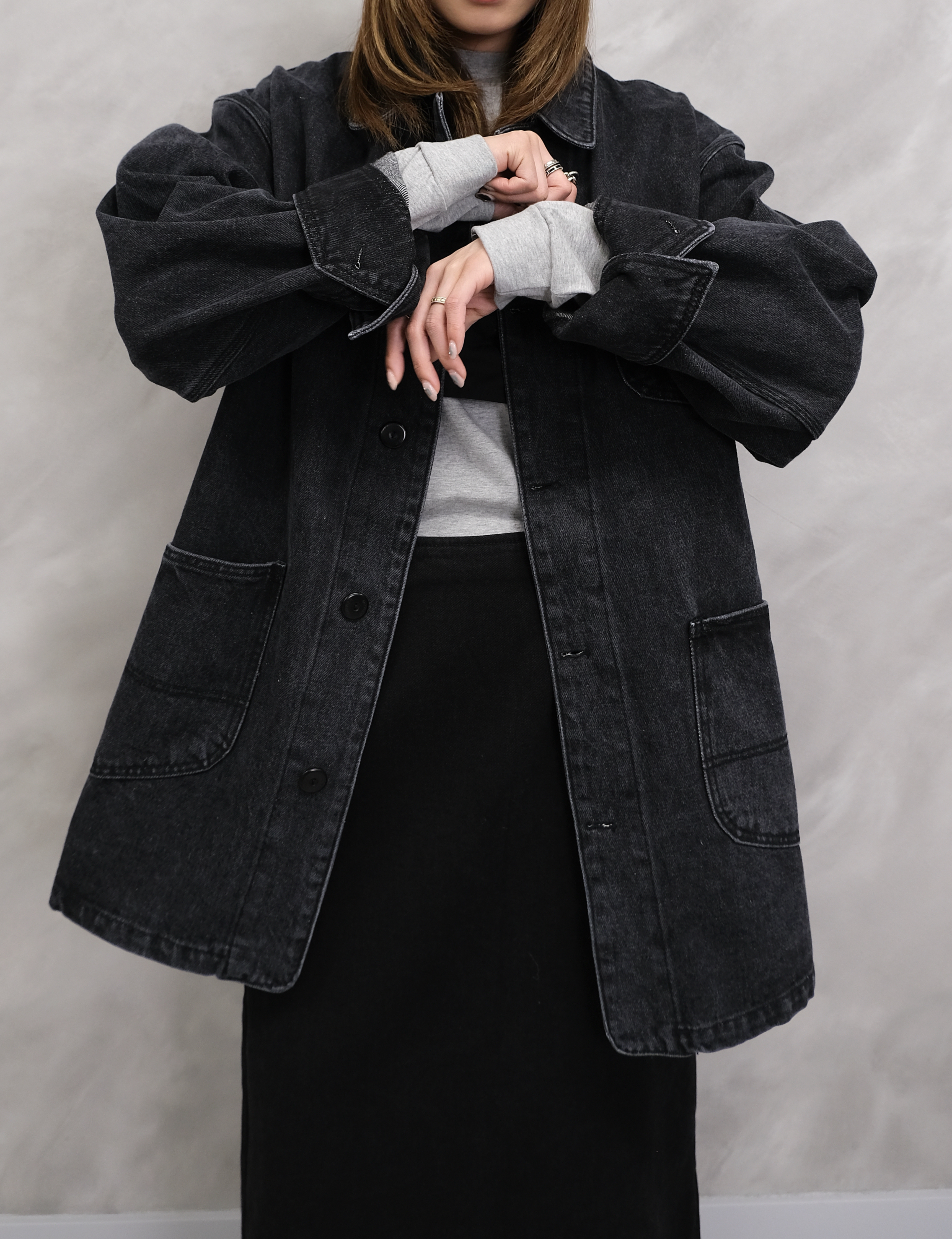 Casual midi coat #jk24