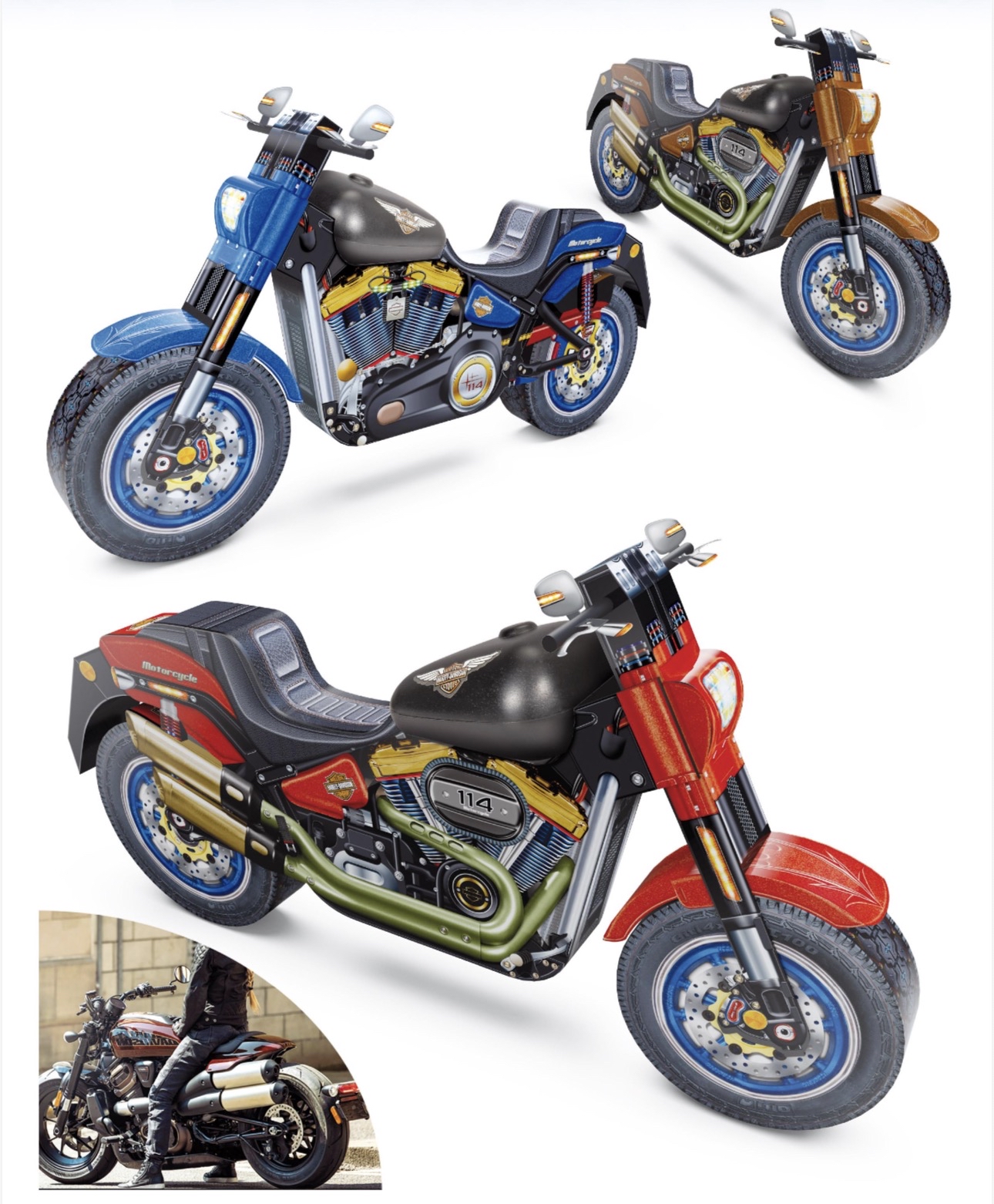 預訂款 哈雷摩托車 電單車