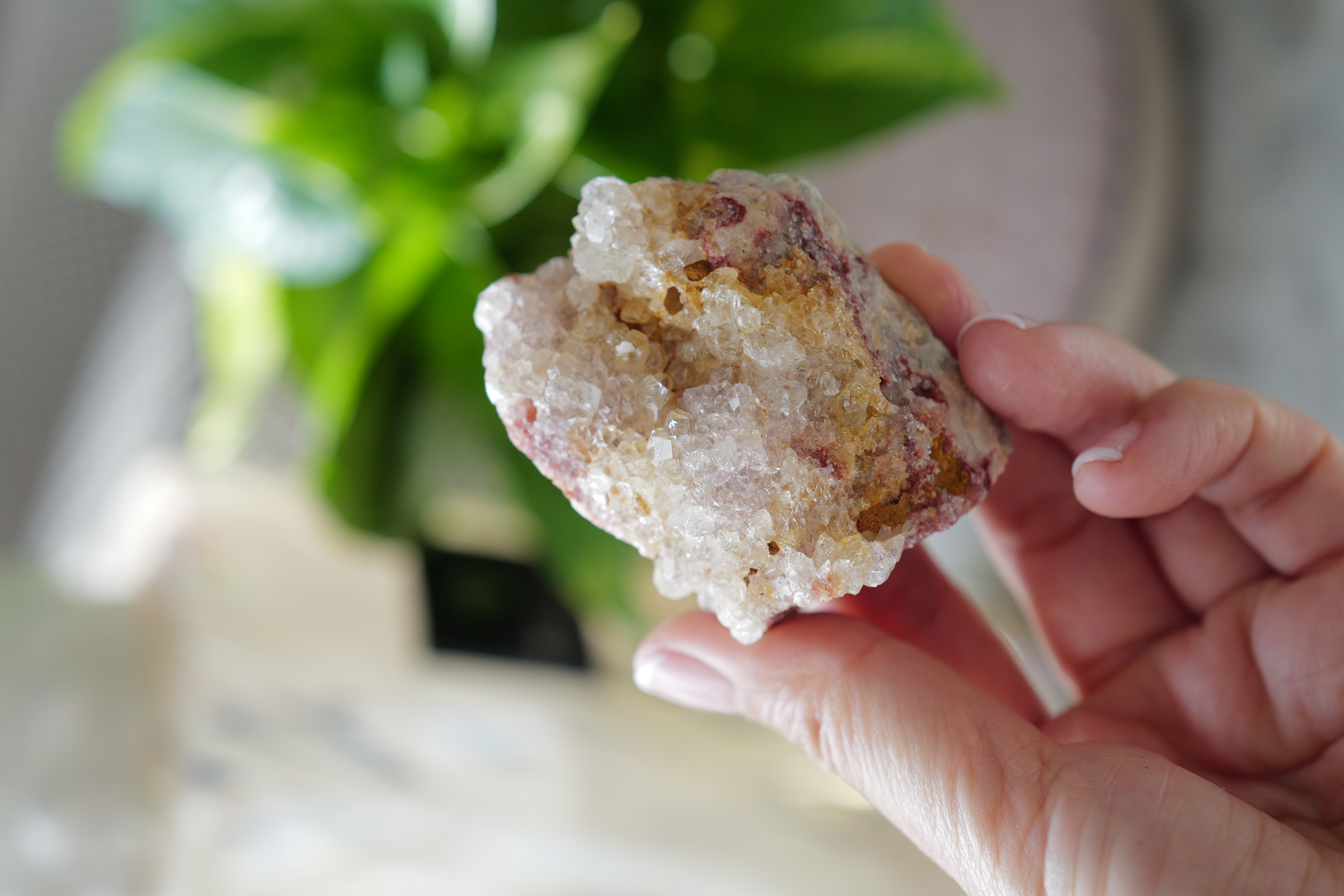   ༒5.5cm Pink Amethyst Geode༒ PA.7052H3m-RA22*3m6