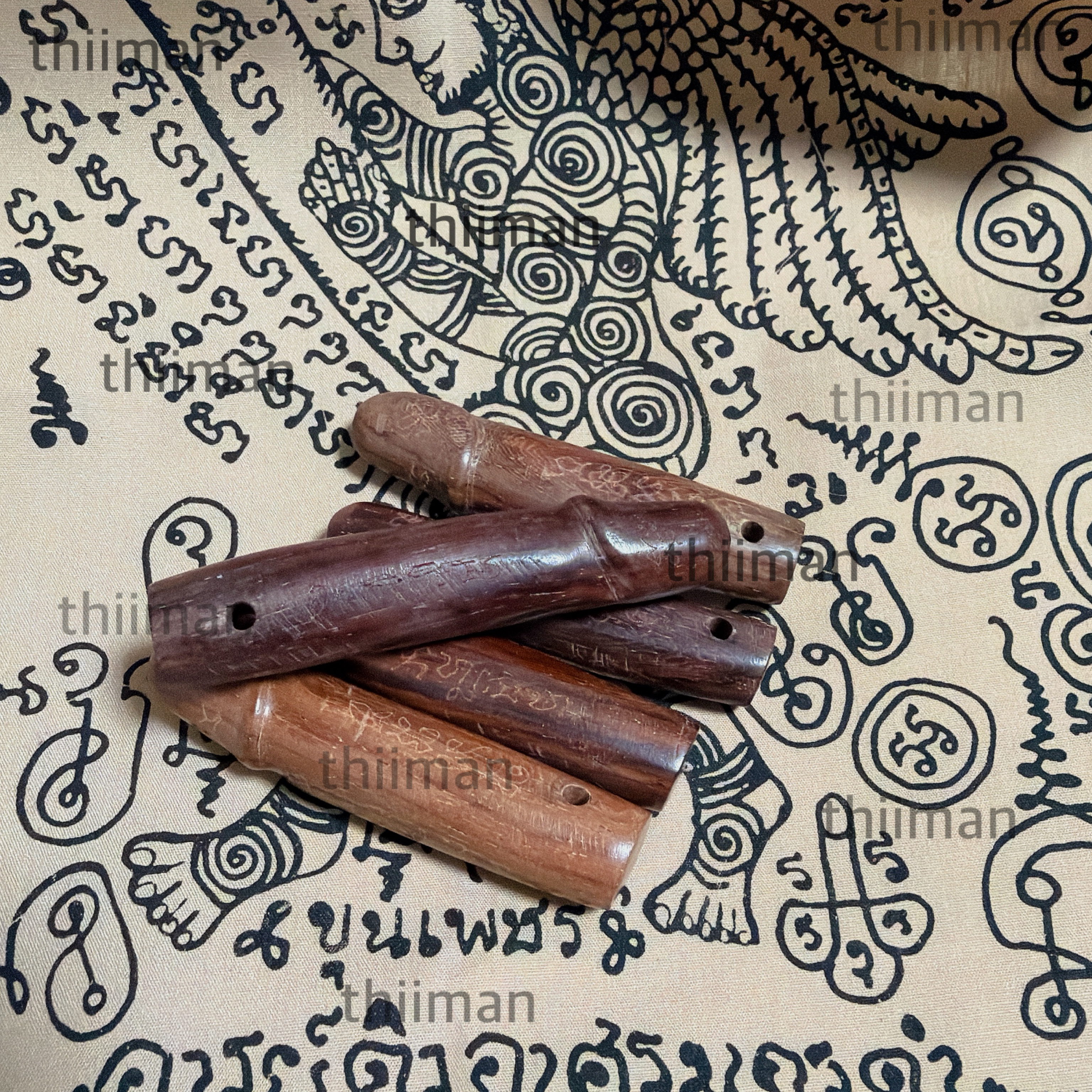 🔱龍婆本廟 傳統木製巴拉結